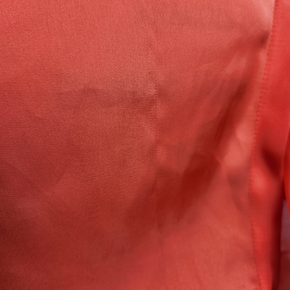 DKNY Red Ruffle Blouse - Picture 5 of 12